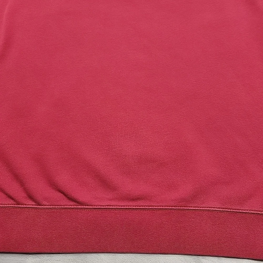 Nike Sweatshirt Mens XL Red Pullover Crewneck Embroidered Swoosh Sportswear